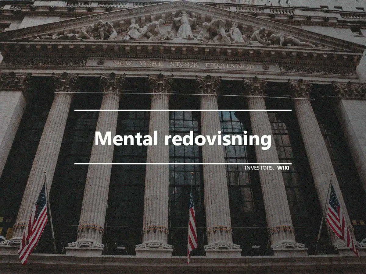 Mental redovisning