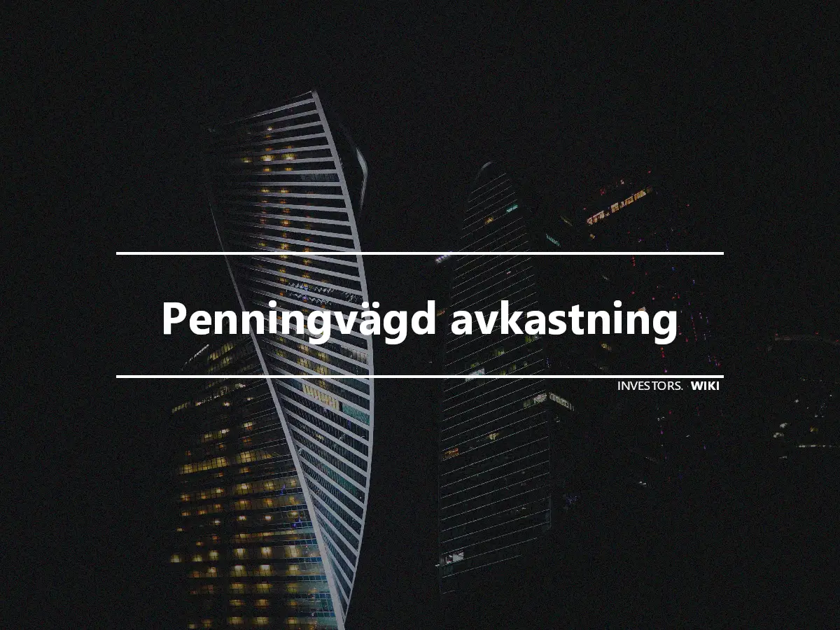 Penningvägd avkastning