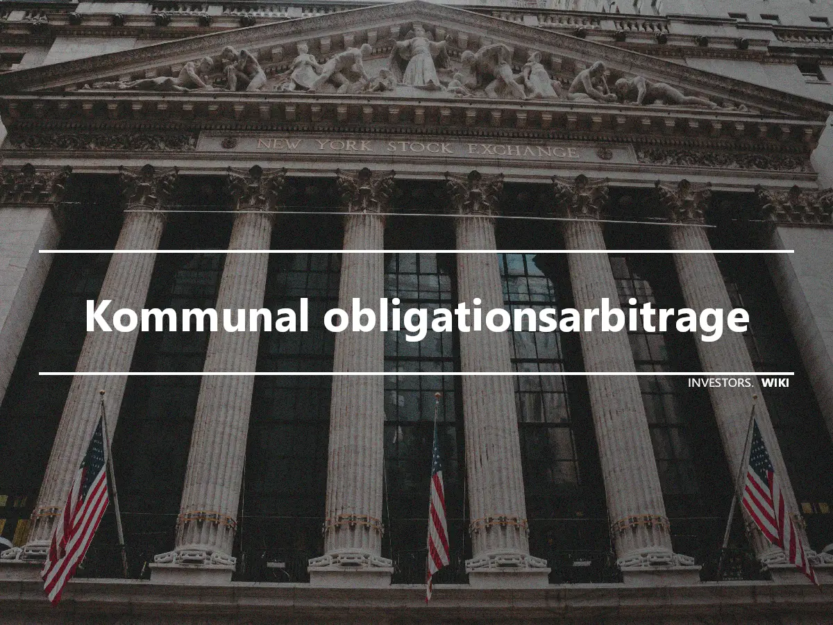 Kommunal obligationsarbitrage
