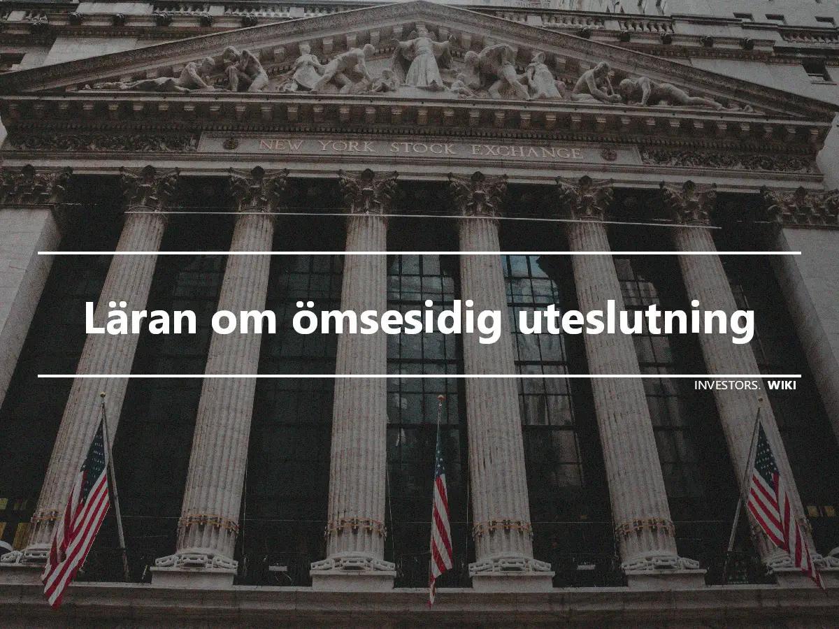 Läran om ömsesidig uteslutning