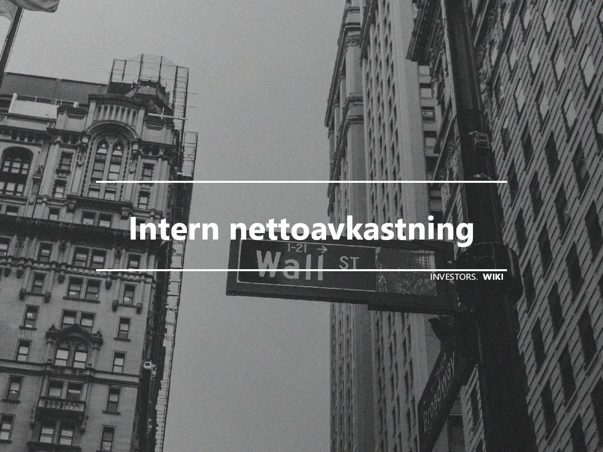 Intern nettoavkastning