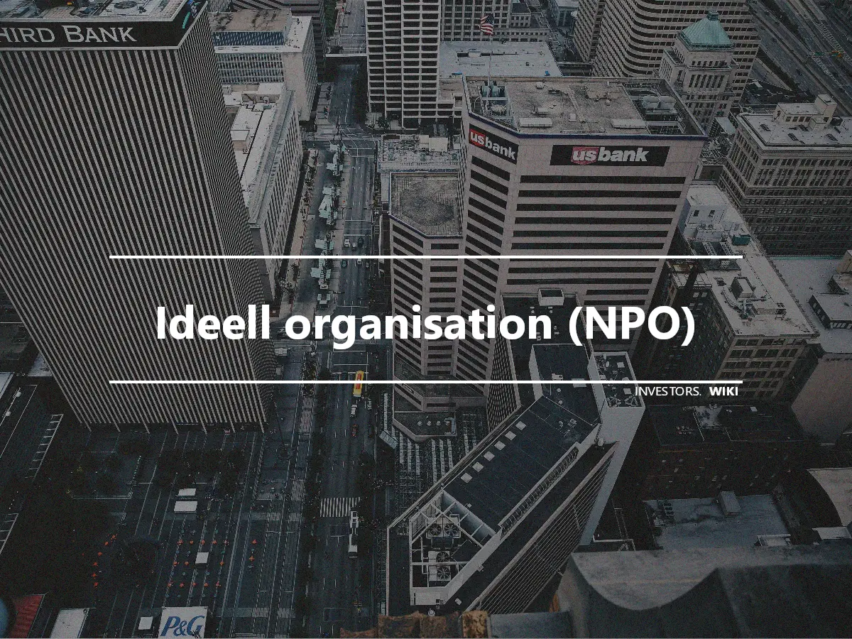 Ideell organisation (NPO)