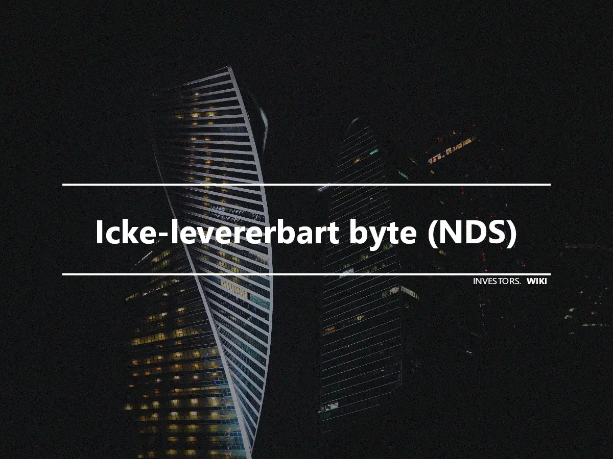 Icke-levererbart byte (NDS)
