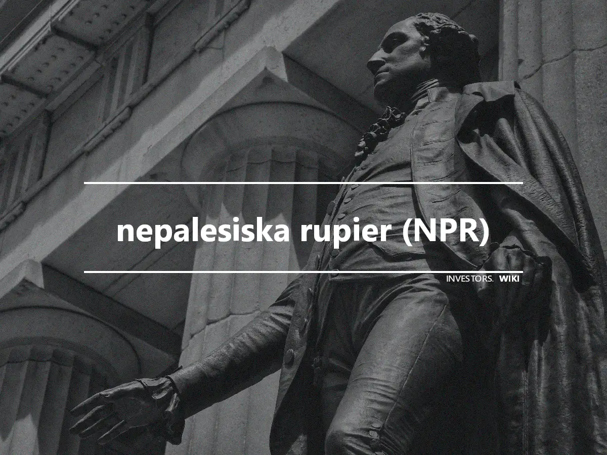 nepalesiska rupier (NPR)