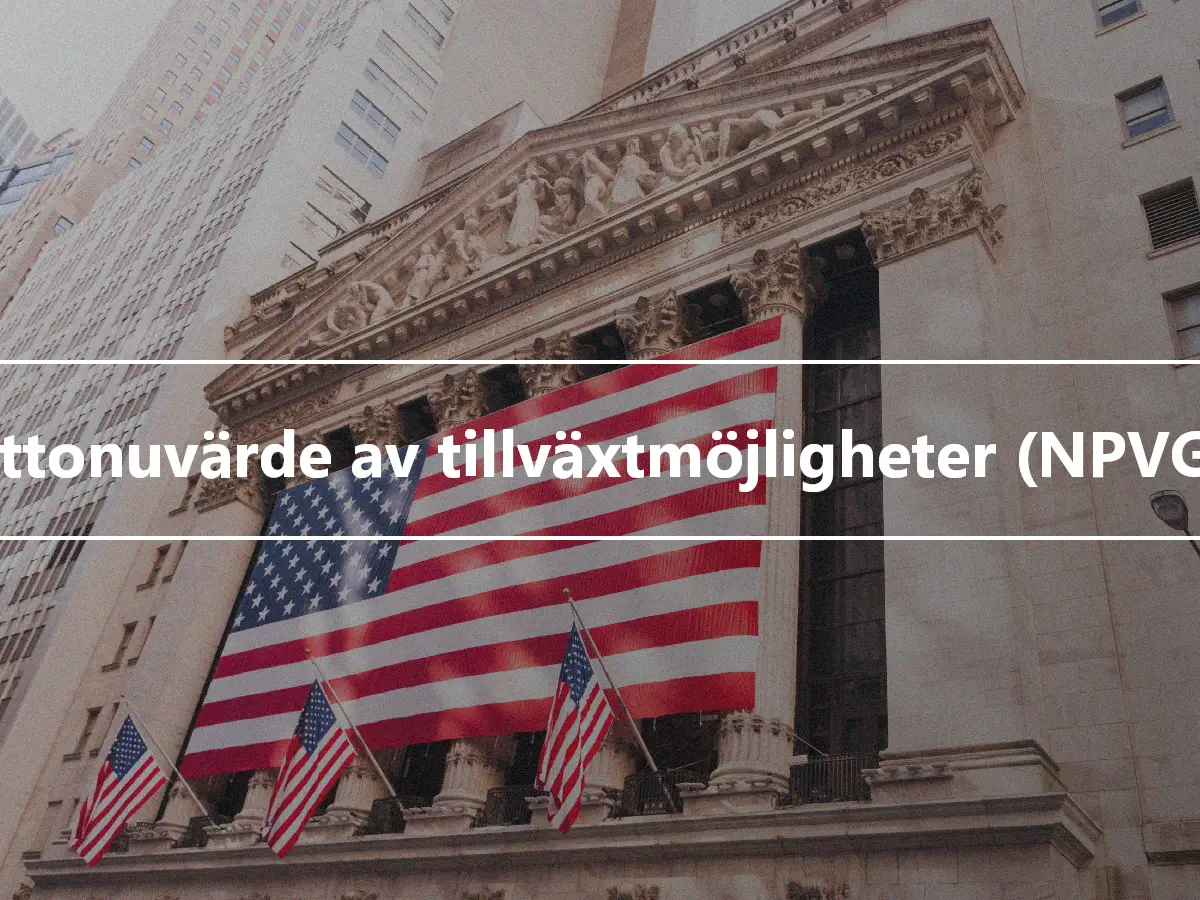 Nettonuvärde av tillväxtmöjligheter (NPVGO)