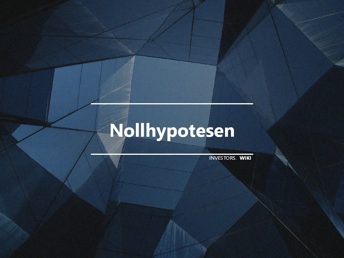 Nollhypotesen