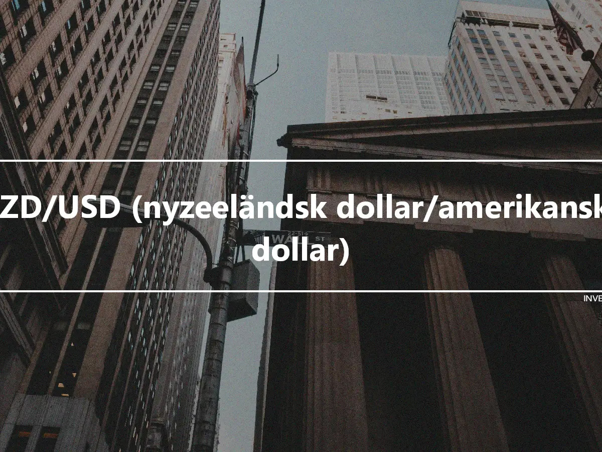 NZD/USD (nyzeeländsk dollar/amerikanska dollar)