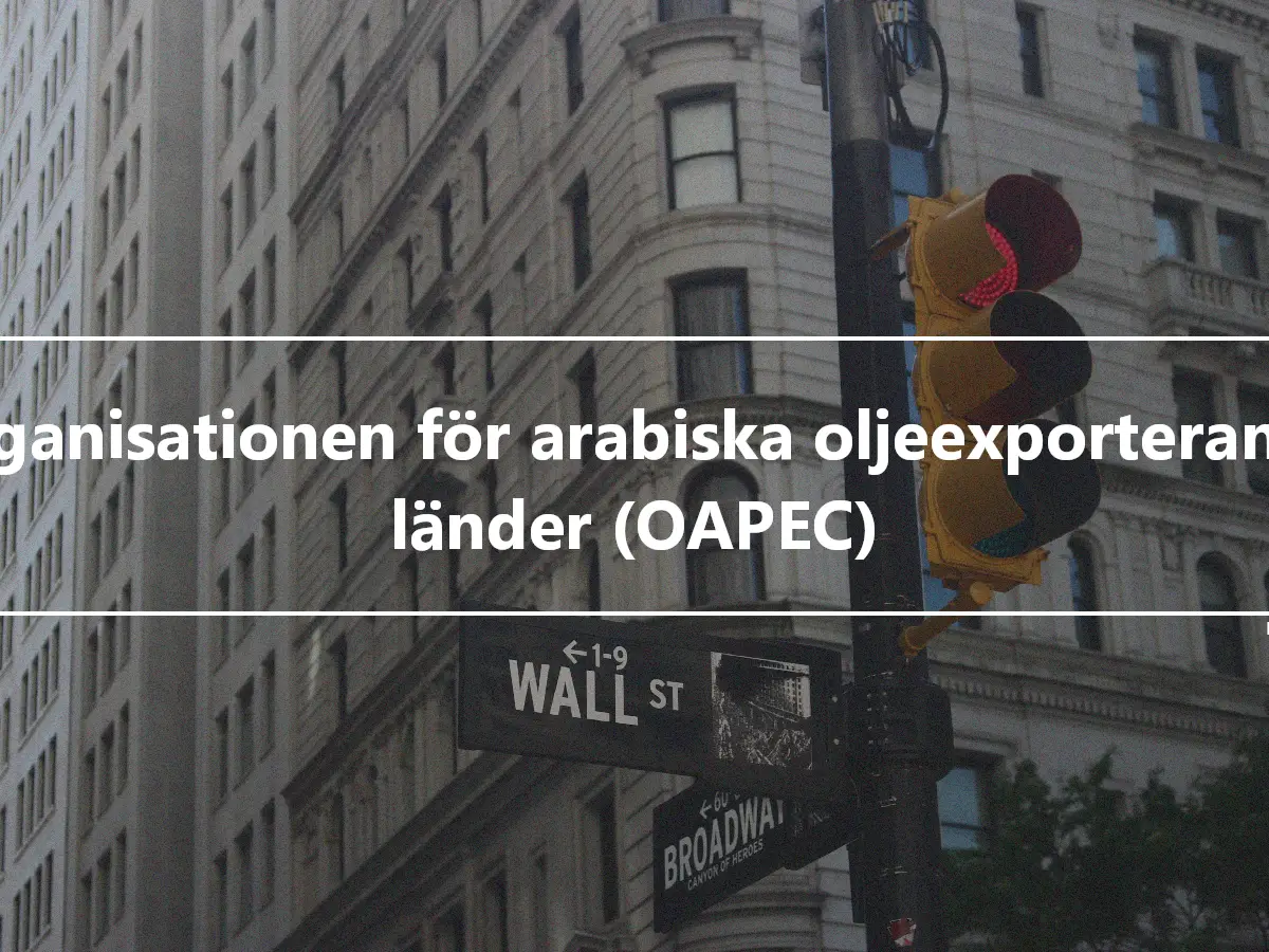 Organisationen för arabiska oljeexporterande länder (OAPEC)