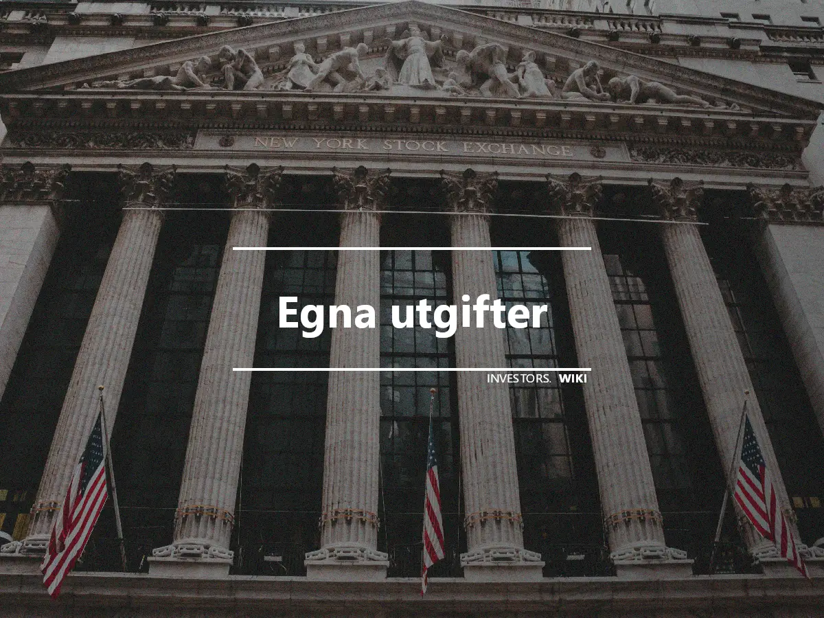 Egna utgifter