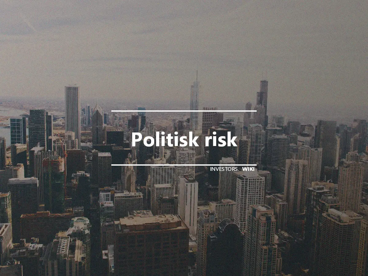 Politisk risk