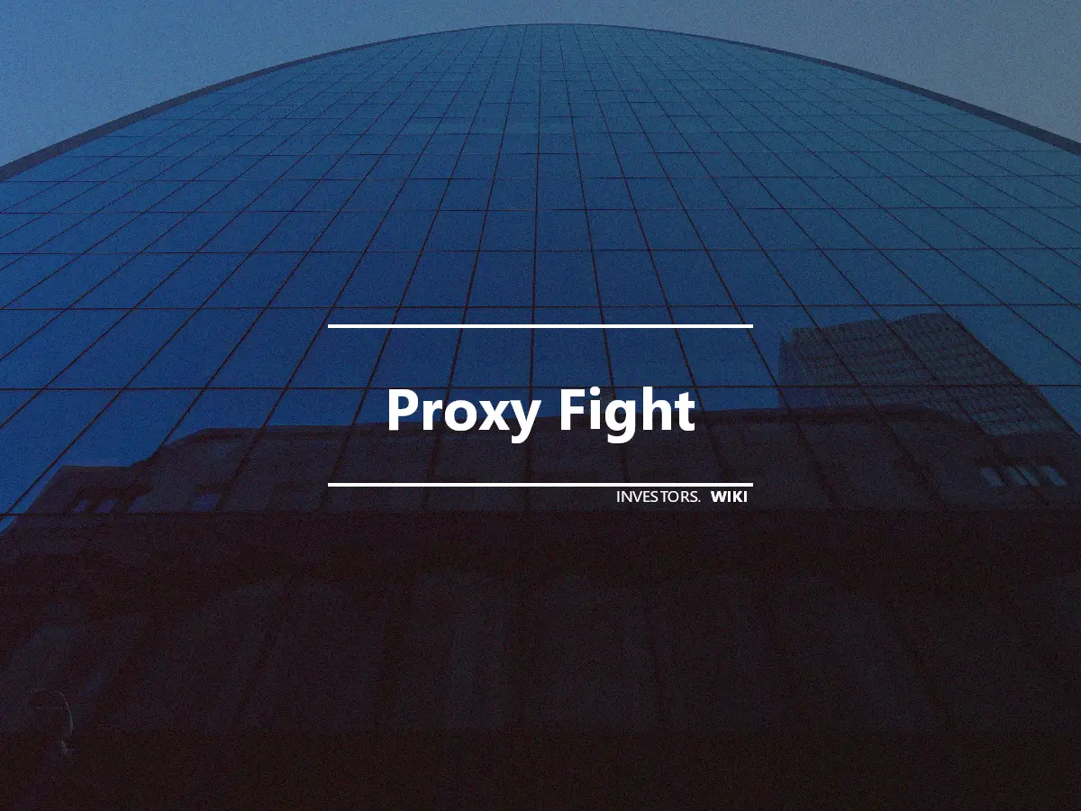 Proxy Fight