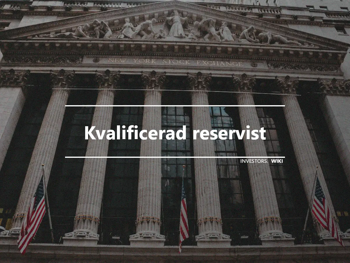 Kvalificerad reservist