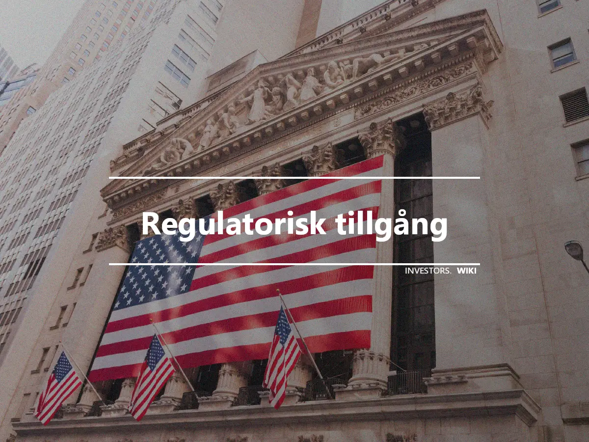 Regulatorisk tillgång