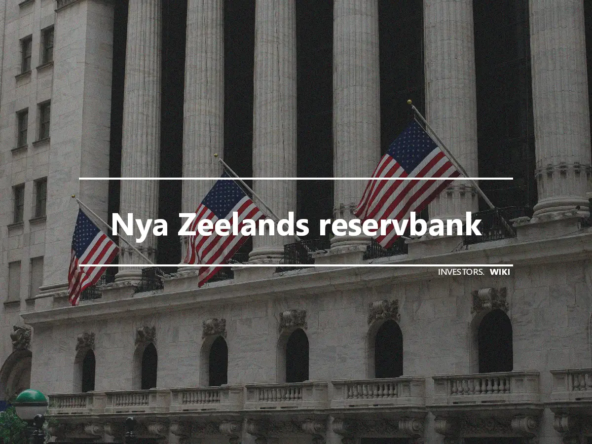 Nya Zeelands reservbank