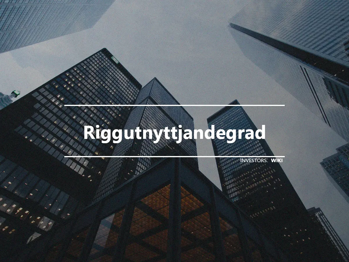 Riggutnyttjandegrad