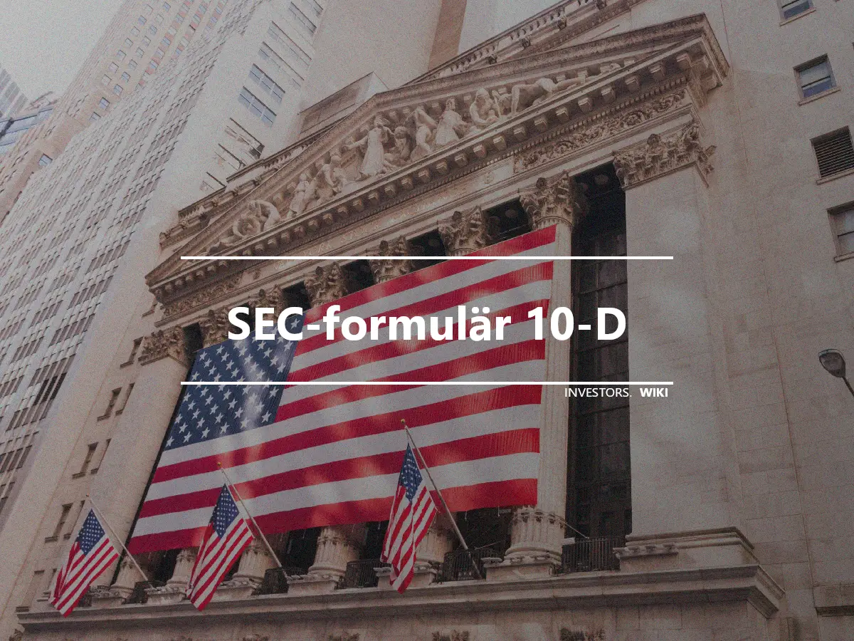 SEC-formulär 10-D
