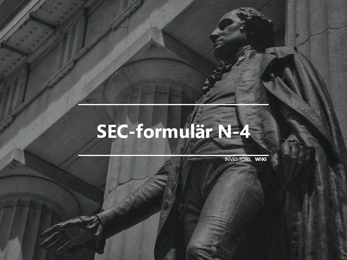 SEC-formulär N-4