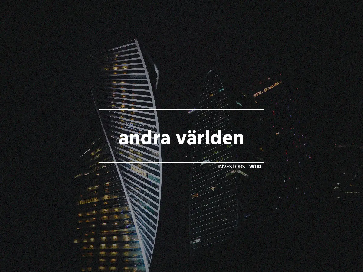 andra världen