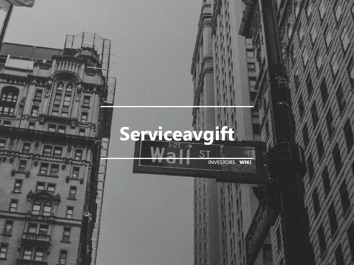 Serviceavgift