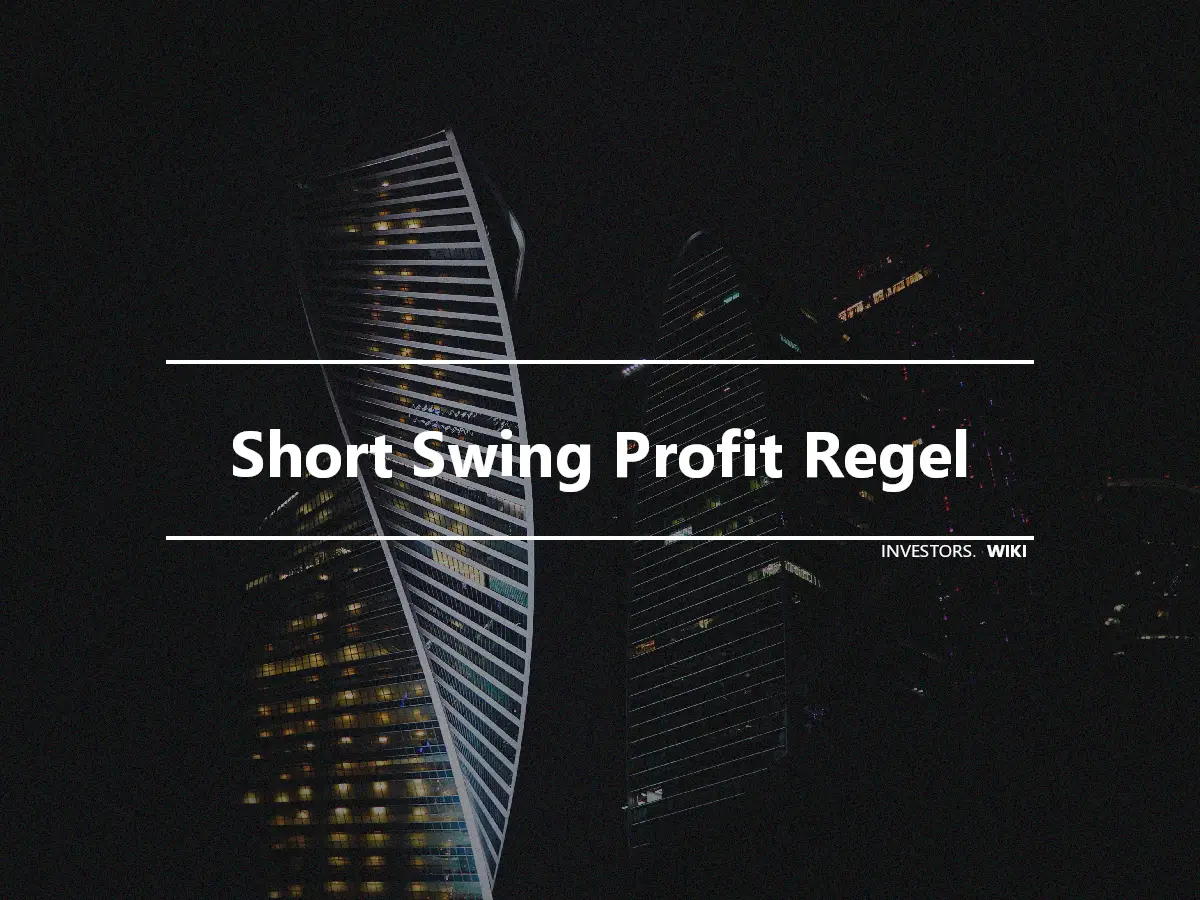 Short Swing Profit Regel