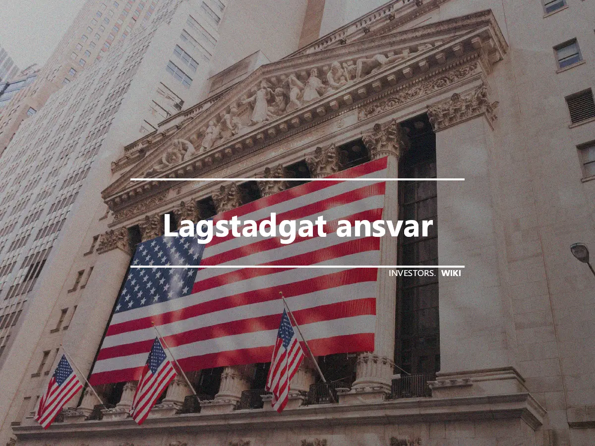 Lagstadgat ansvar