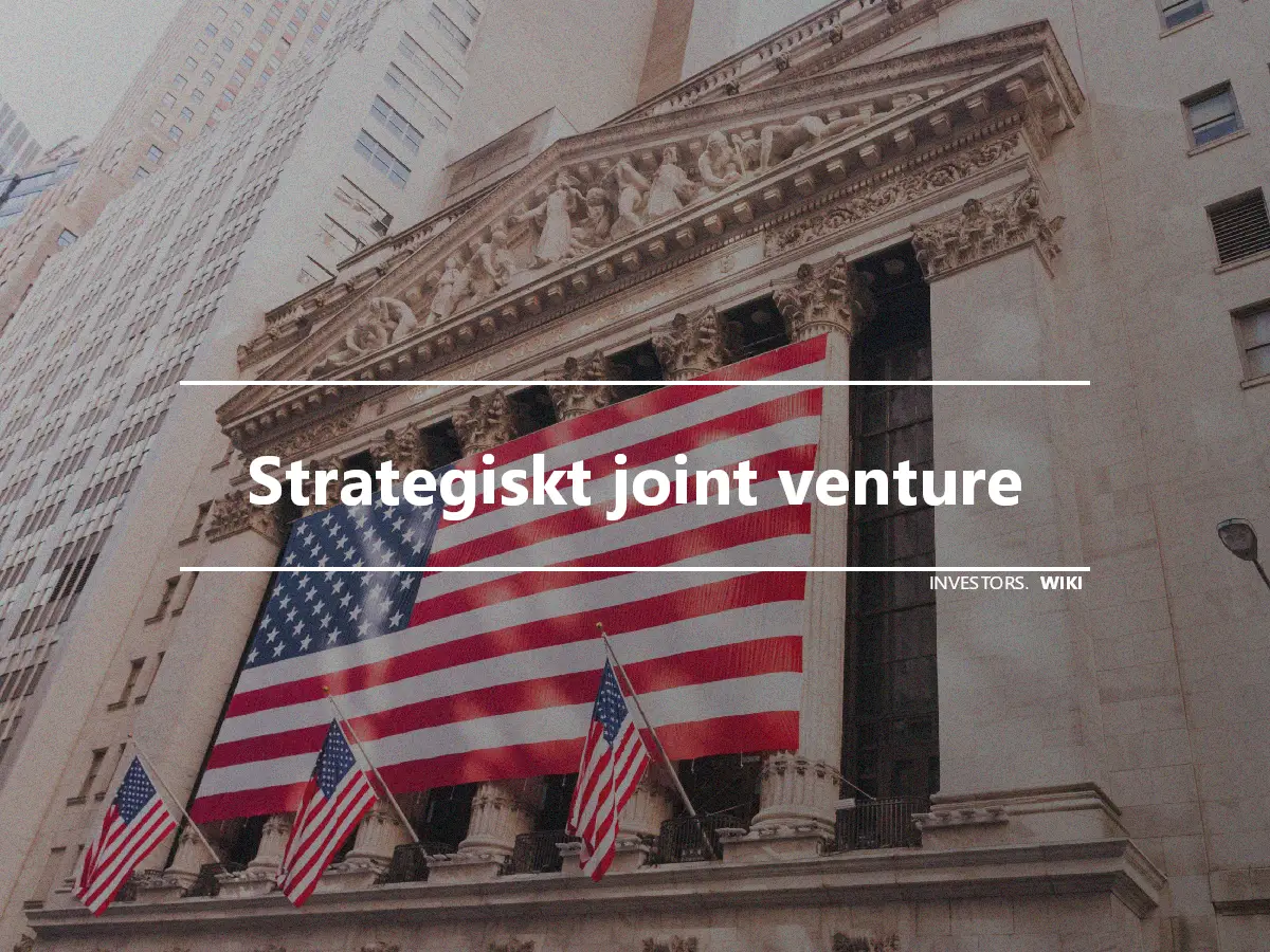 Strategiskt joint venture