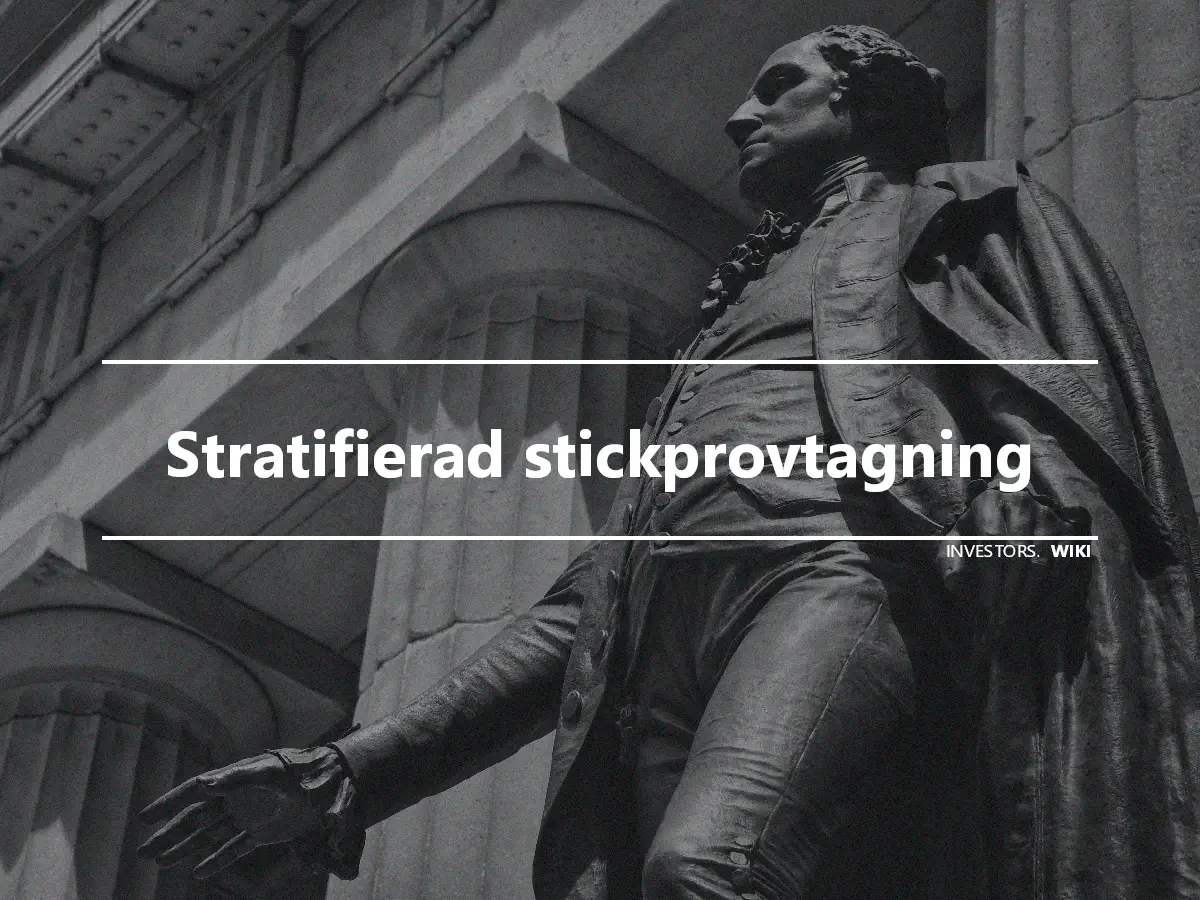 Stratifierad stickprovtagning