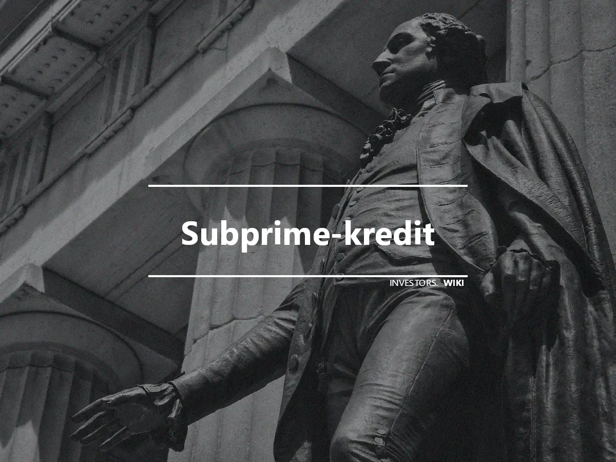 Subprime-kredit