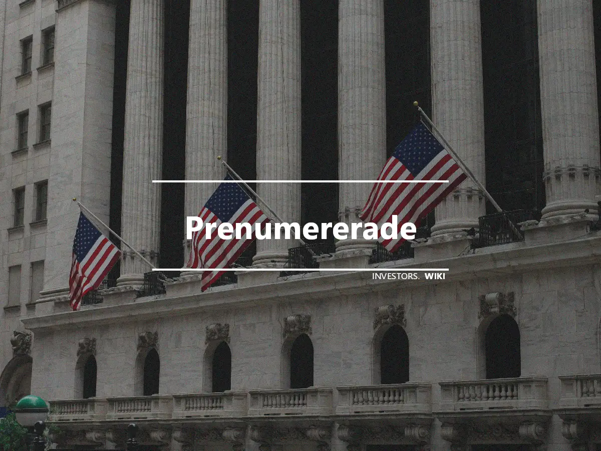 Prenumererade