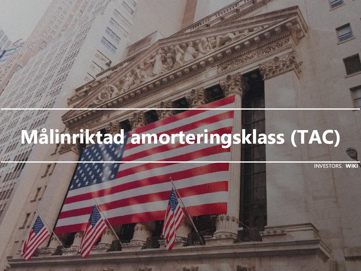 Målinriktad amorteringsklass (TAC)