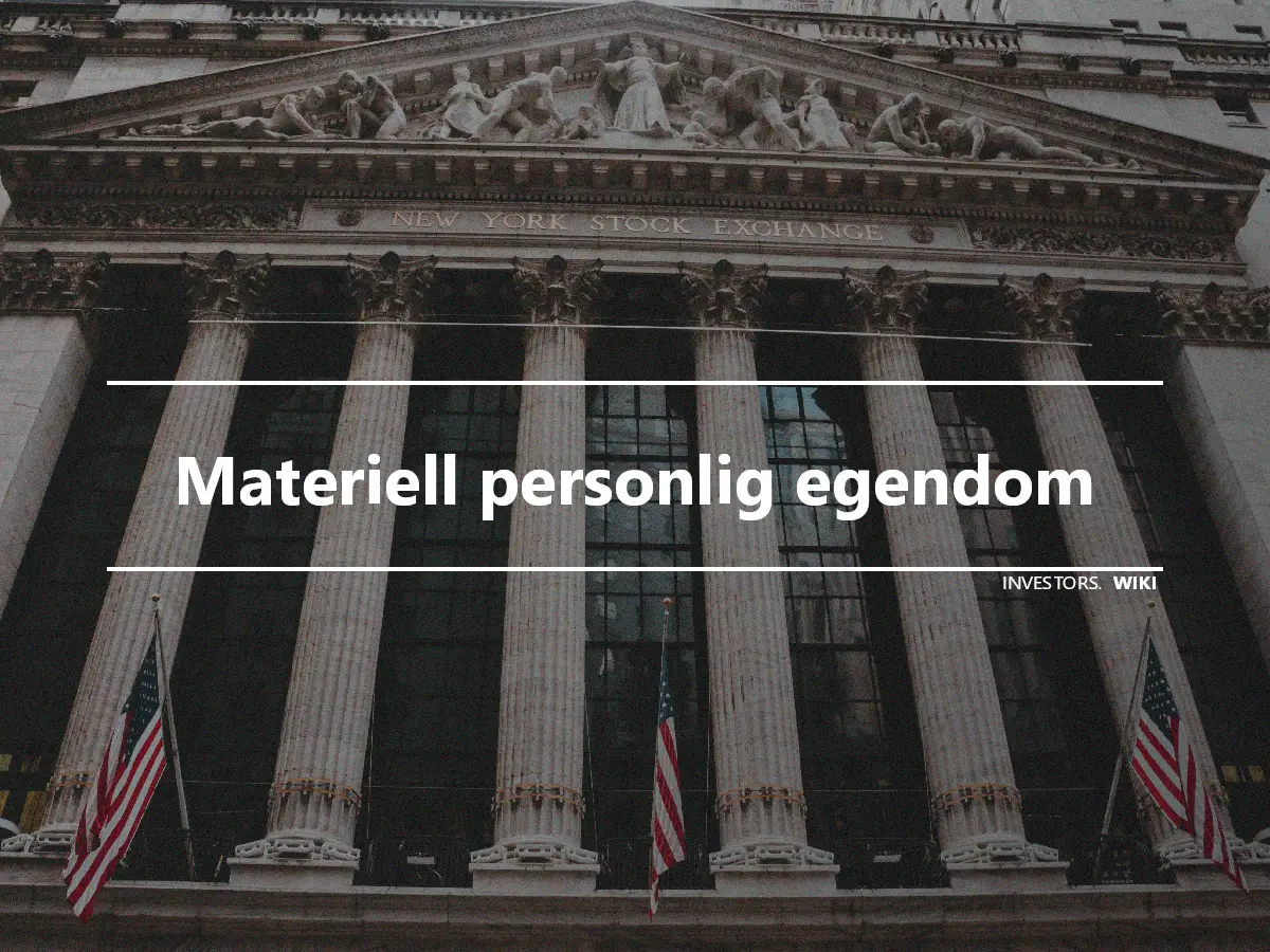 Materiell personlig egendom