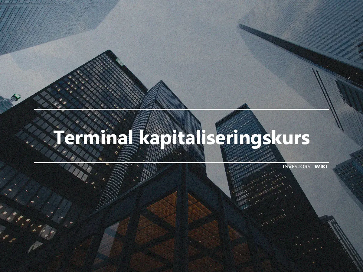 Terminal kapitaliseringskurs
