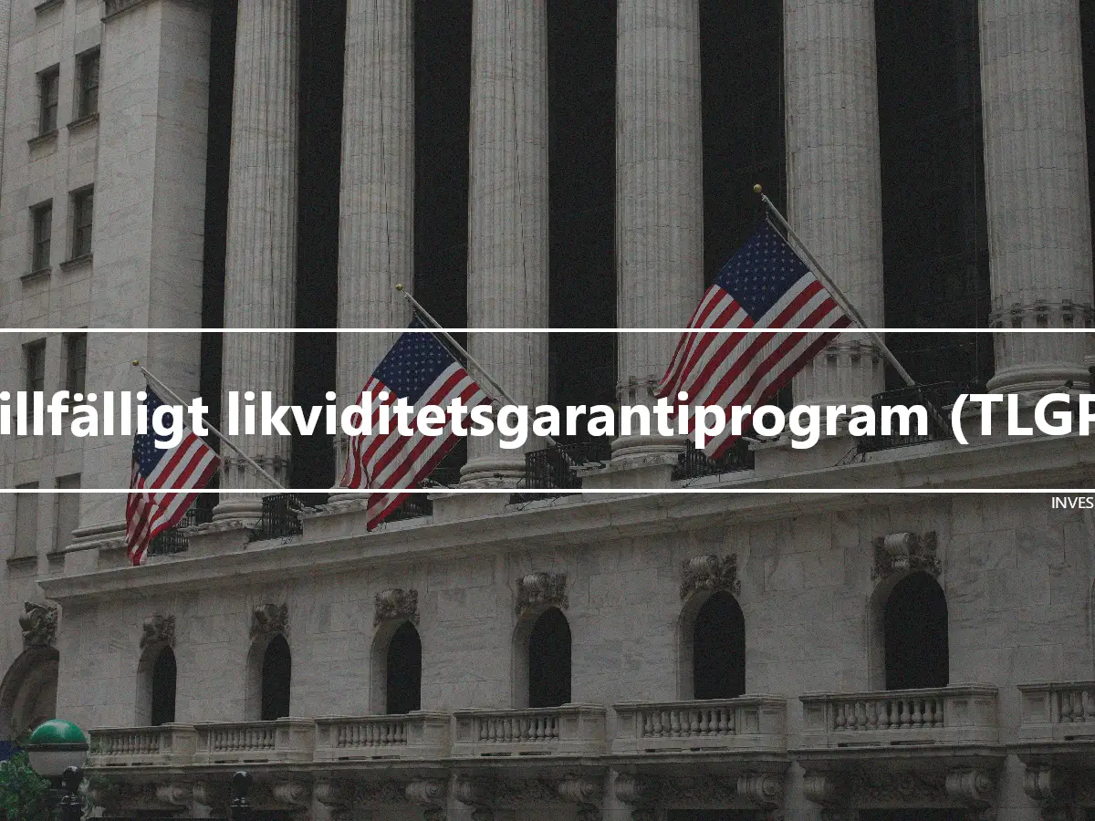 Tillfälligt likviditetsgarantiprogram (TLGP)