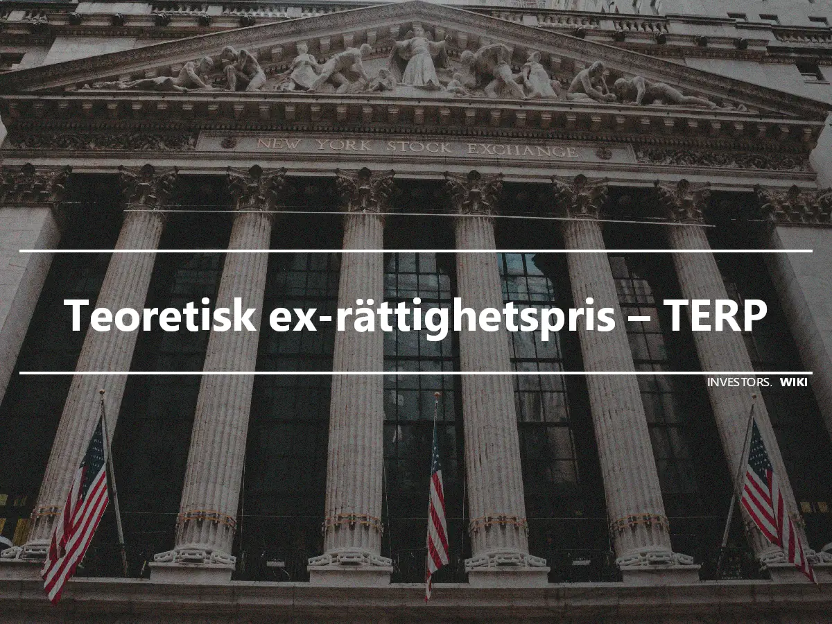 Teoretisk ex-rättighetspris – TERP