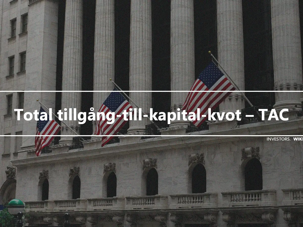 Total tillgång-till-kapital-kvot – TAC