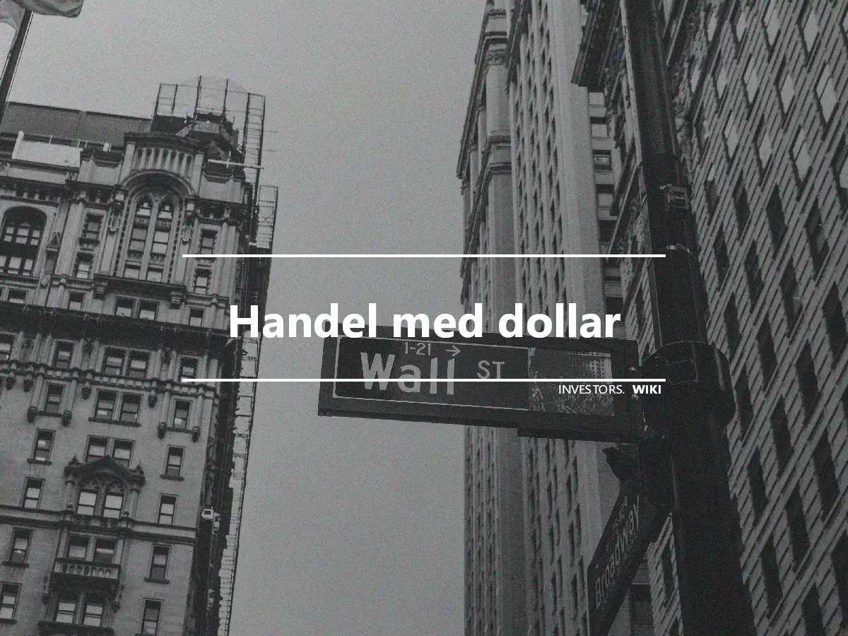 Handel med dollar