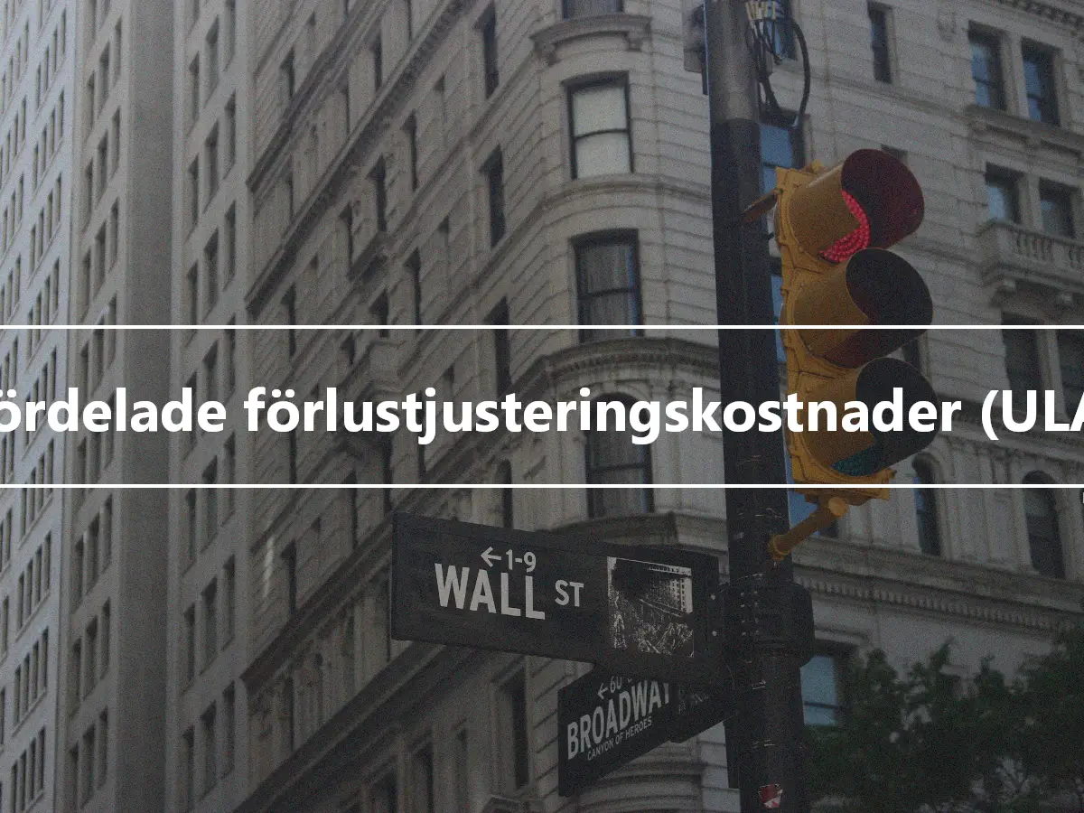 Ofördelade förlustjusteringskostnader (ULAE)