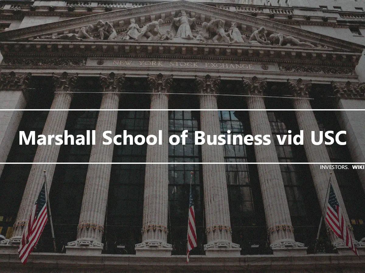 Marshall School of Business vid USC
