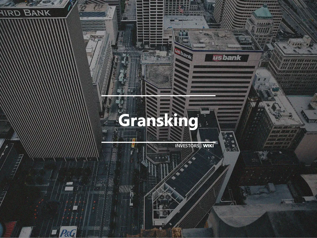 Gransking