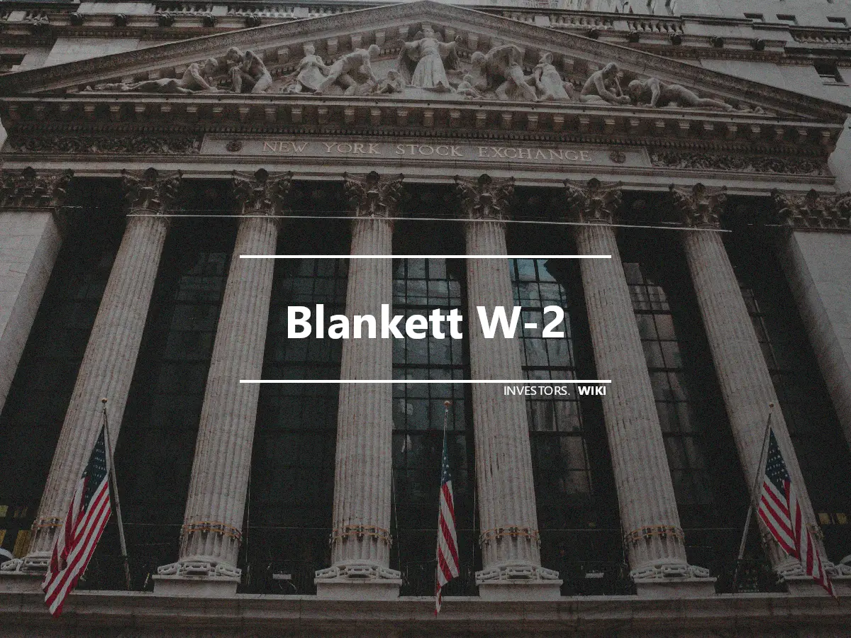 Blankett W-2