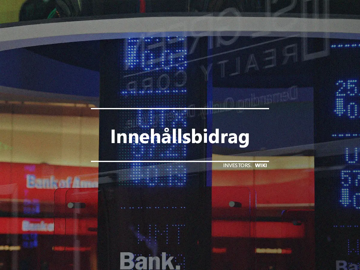 Innehållsbidrag