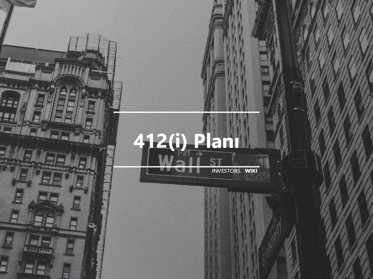 412(i) Planı