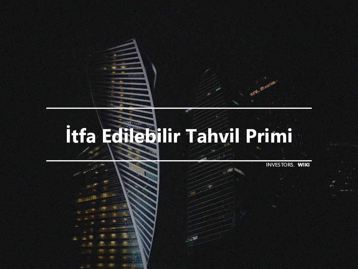 İtfa Edilebilir Tahvil Primi