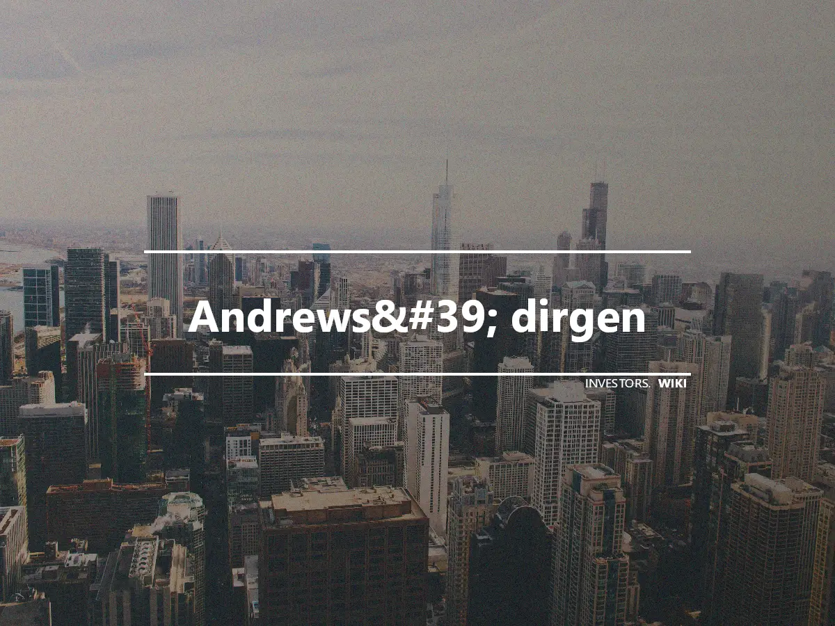 Andrews&#39; dirgen