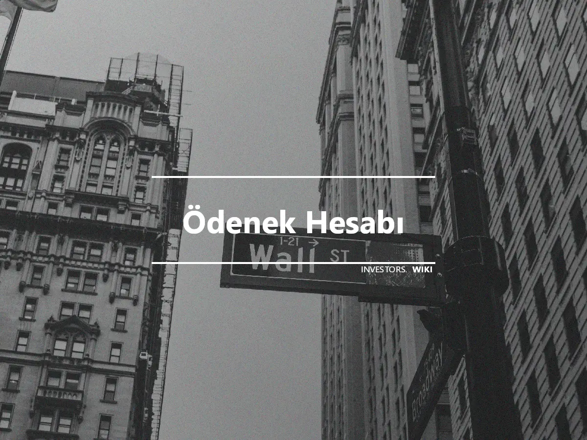 Ödenek Hesabı