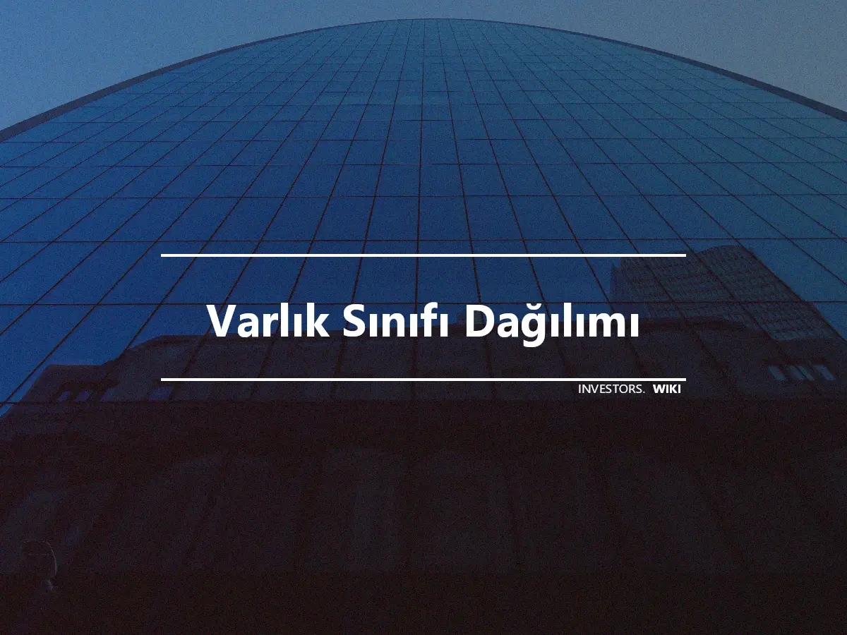 Varlık Sınıfı Dağılımı