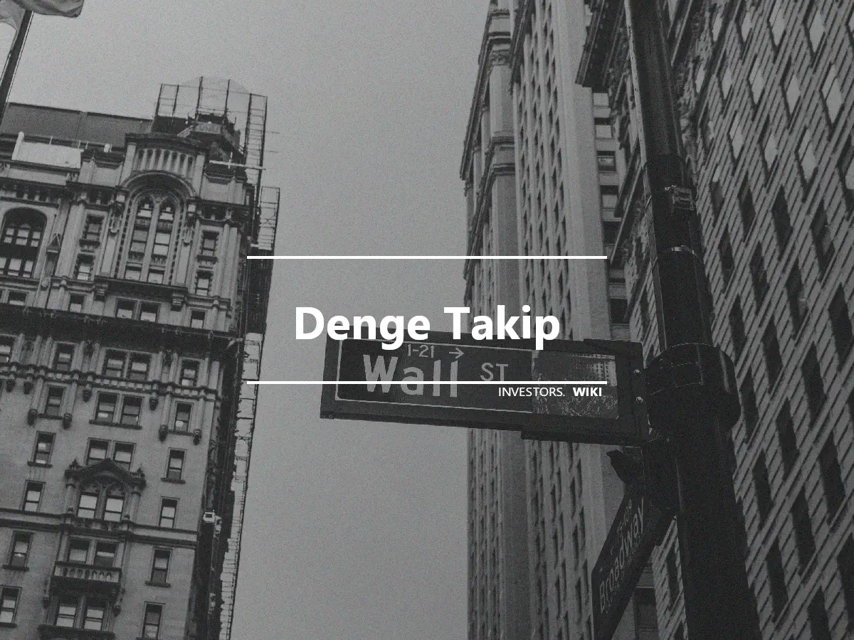 Denge Takip