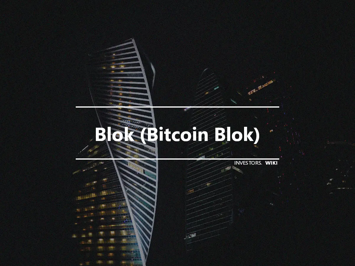 Blok (Bitcoin Blok)