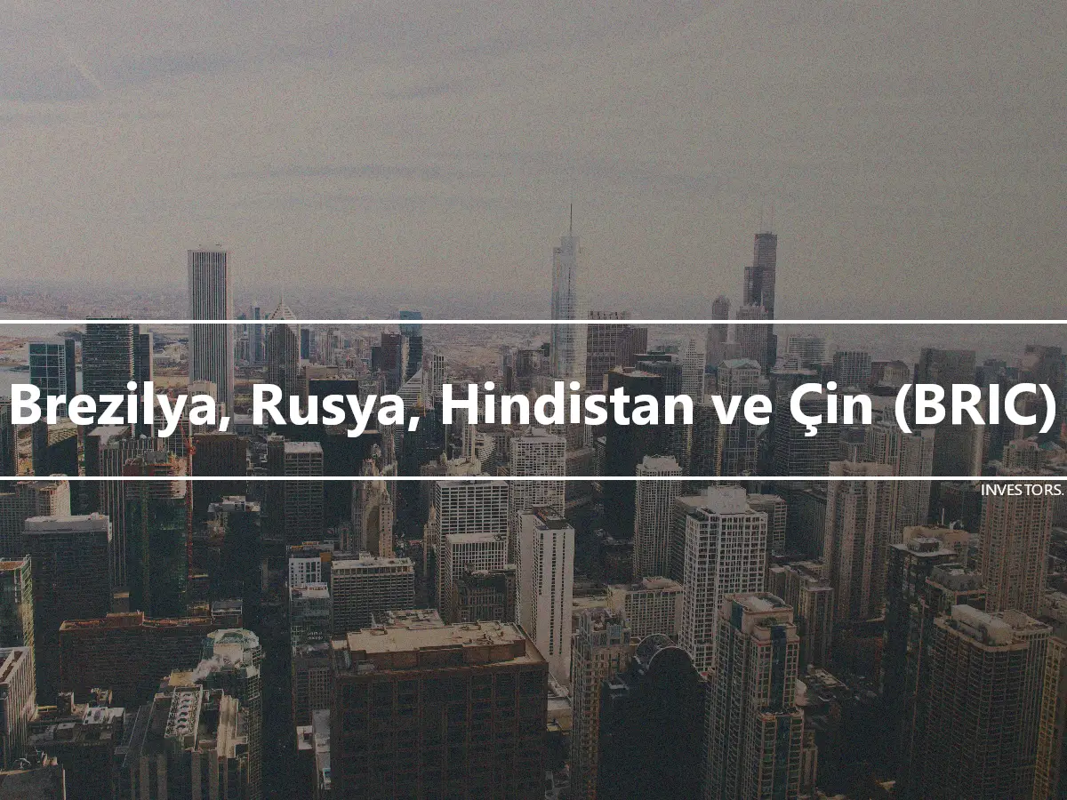 Brezilya, Rusya, Hindistan ve Çin (BRIC)