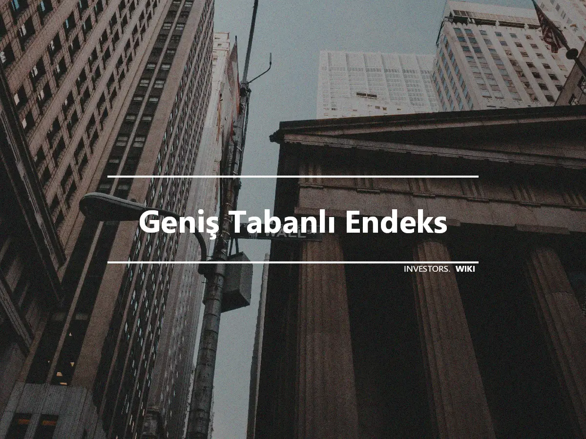 Geniş Tabanlı Endeks